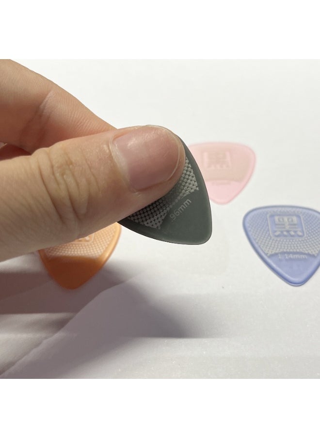 IKARIKUMA IKARIKUMA Guitar Picks "HEI" Design, Teardrop Shape, Macaron Series, 6-Pack, Fits All Guitars (KGP-FLA03)  - Image 4