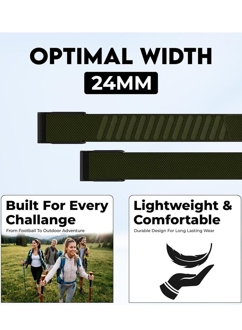 BORTONY Stretchy Nylon Band Compatible with Whoop 4.0  Comfortable Breathable & Adjustable Replacement Strap for Fitness and Activity Tracker - Image 2