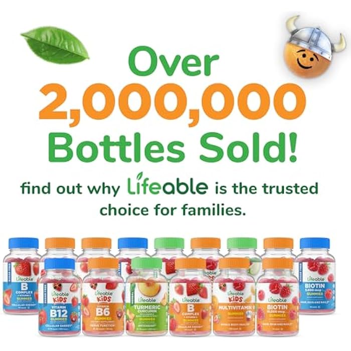Lifeable Prebiotic Fiber Gummies for Kids | Kids Fiber Gummies 5g | Great Tasting Fiber Supplements for Kids | Prebiotic Gummies for Digestive Health | Fiber Gummy for Kids, Children | 90 Gummies - Image 5