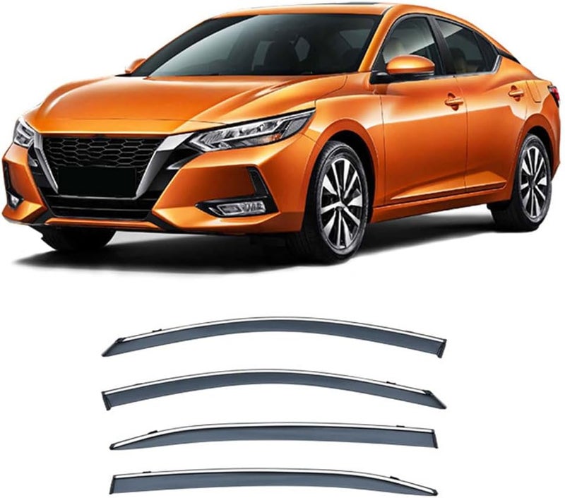 Premium Wind Deflector for Nissan Sylphy [14th Generation] SYLPHY MK4-B18 2020+ Window Side Visor Keep Your Car Ventilated in Rain Reduce Wind Turbulence External Accessories - Image 1
