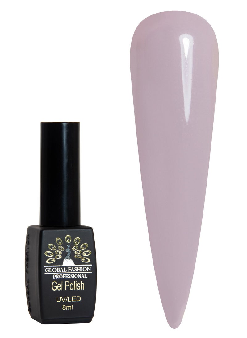 GLOBAL FASHION Global Fashion Black Elite Gel Polish | 132 Colors of Long-Lasting Elegance - 8ml | 368  - Image 1