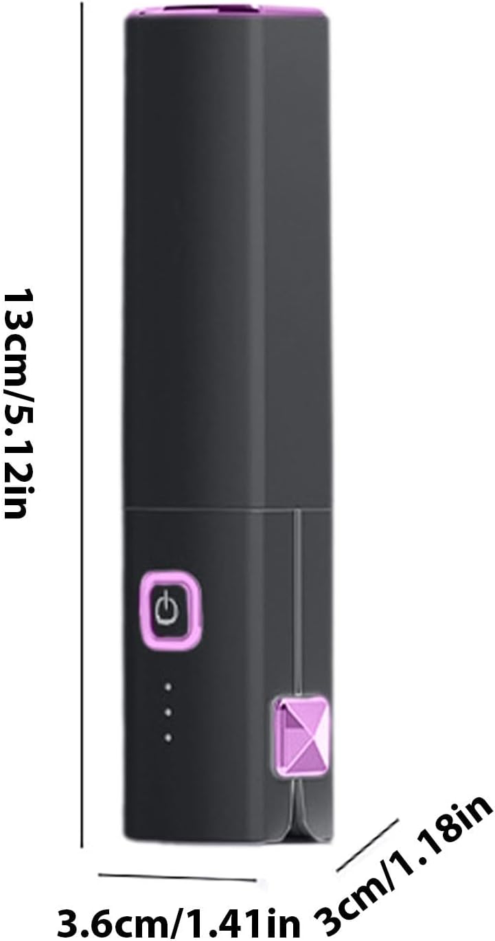 windforgecraft Tiny Flat Iron | Travel Flat Iron | Quick Heating Straightener Flat Iron For Valentine's Day & Mother's Day - Image 5