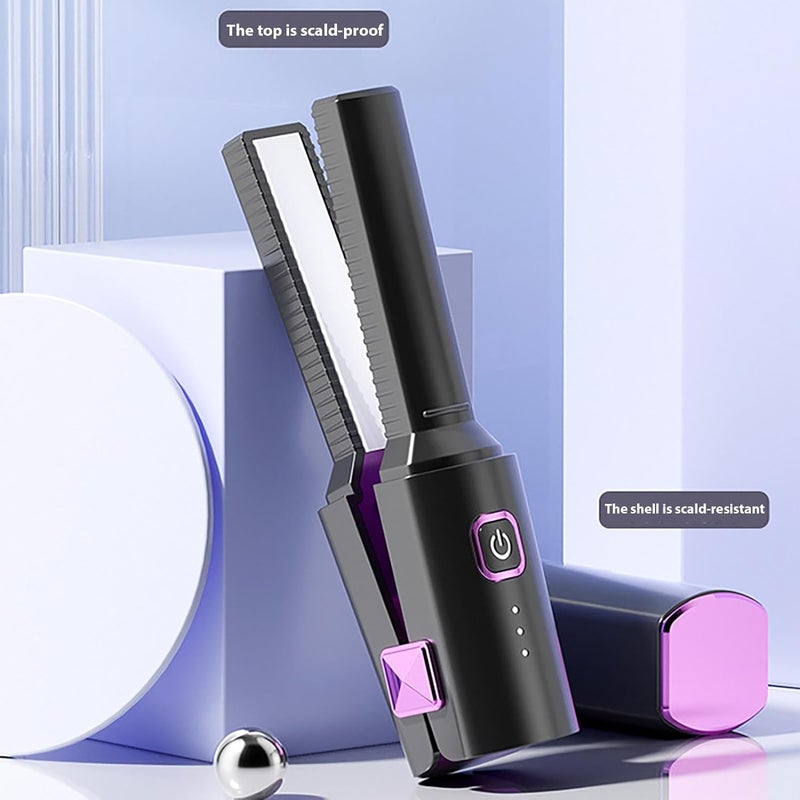 windforgecraft Tiny Flat Iron | Travel Flat Iron | Quick Heating Straightener Flat Iron For Valentine's Day & Mother's Day - Image 3