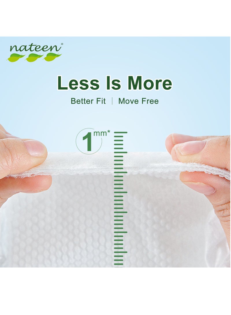 nateen حفاضات أطفال رعاية مميزة، الحجم 3 (4-9 كجم)، متوسط، 144 حفاضة، فائقة الامتصاص، حفاضات أطفال قابلة للتنفس. - Image 2