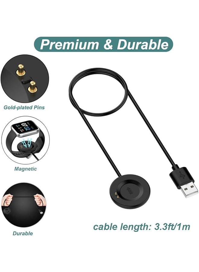 erorex Charger For Itouch Air 3 4 Se Magnetic Charging Cable For Sport 3 Explorer 3 Replacement Usb Charging Cable Cord For Smartwatch 3.3Ft 1M Fast Charging  - Image 3