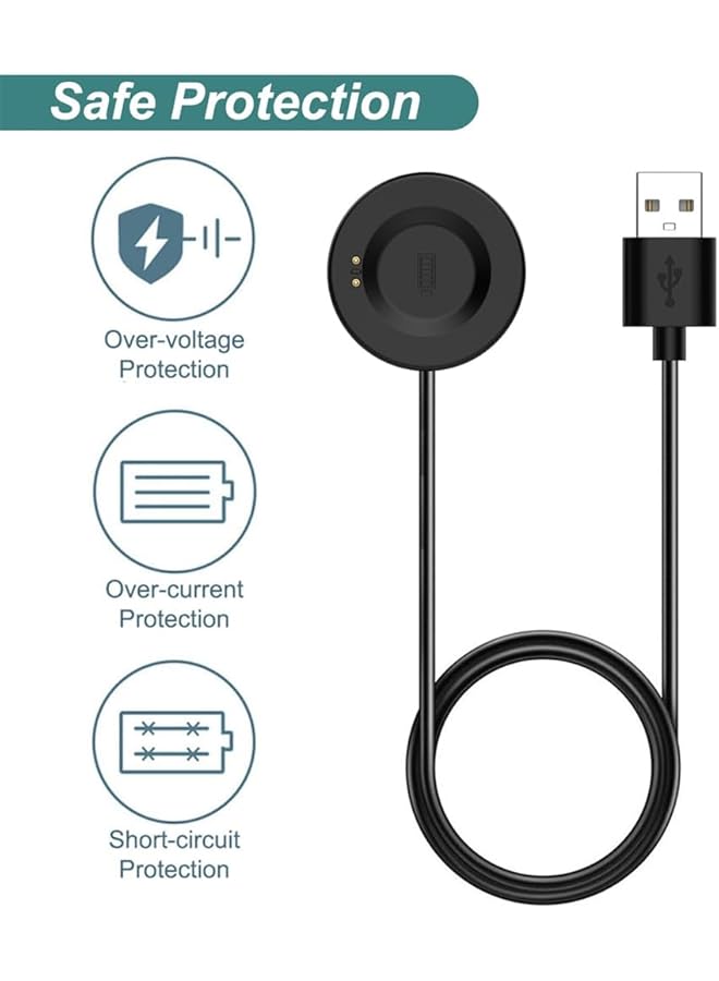 erorex Charger For Itouch Air 3 4 Se Magnetic Charging Cable For Sport 3 Explorer 3 Replacement Usb Charging Cable Cord For Smartwatch 3.3Ft 1M Fast Charging  - Image 4
