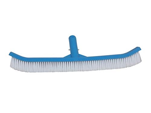 BlueWave Swimming Pool Deaf Leaf Net with PP Fine Mesh Net with 18 inch Curved Wall Brush with Nylon Bristles Cleaning Brush - Image 2