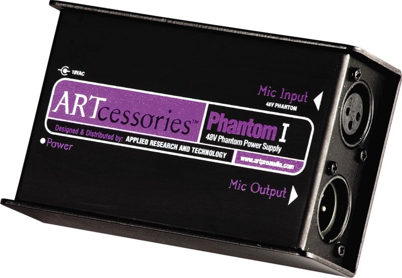 ART Phantom I 48V Phantom Microphone Power Supply