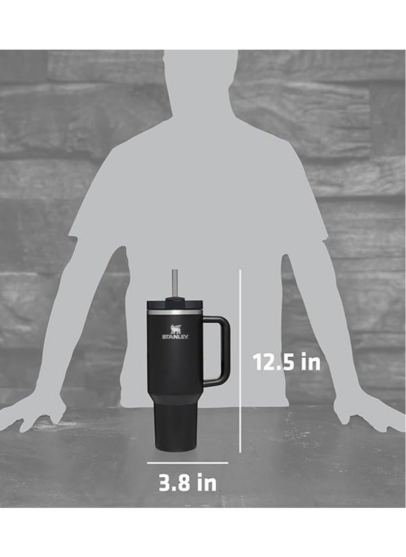 Stanley - Stainless Steel Vacuum Insulated Tumbler with Lid and Straw for Water, Iced Tea or Coffee, Smoothie and More, 40 oz - Image 1