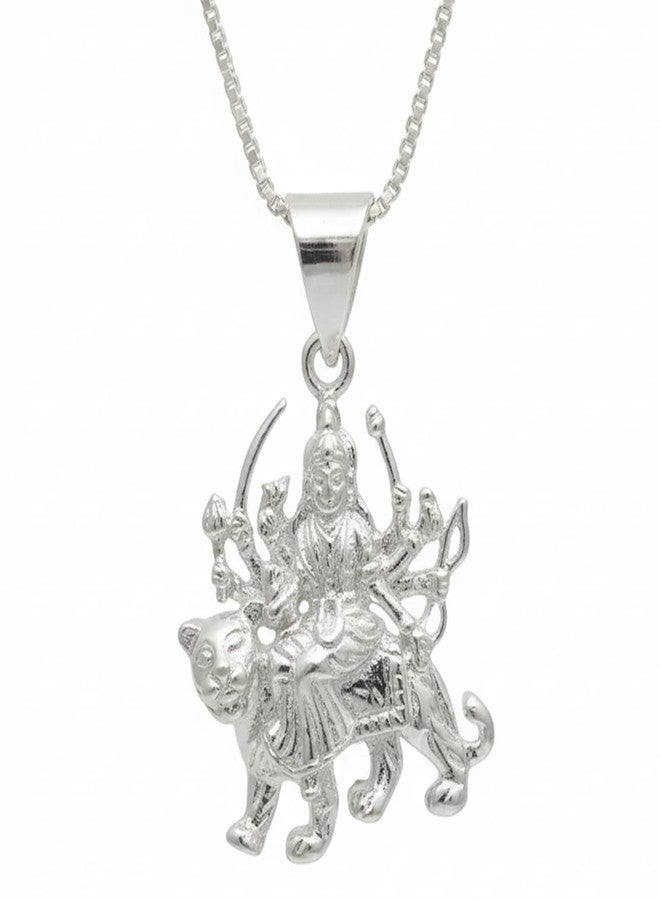 Parnika (Formerly MJ 925 Pure 92.5 Sterling Silver Divine Pendant for Boys Girls, Men & Women | God Dollar Locket | Gift For Her n Him 83 - Image 1