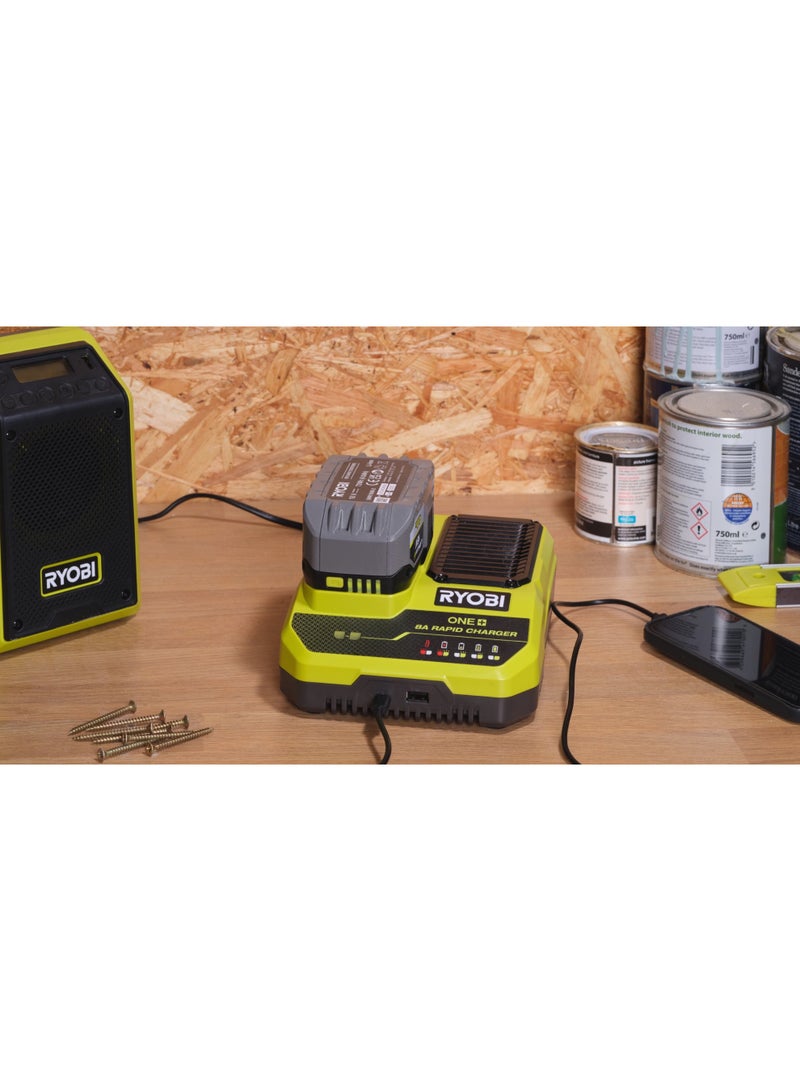 RYOBI Tools Ryobi 18V One+ Rapid Charger - Image 2