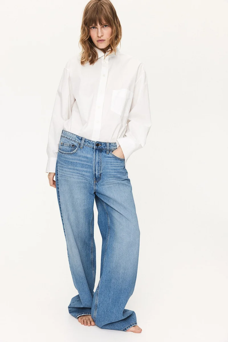 H&M Wide Ultra High Jeans