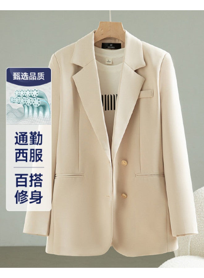 Fapai Women's Suit Jacket Spring/autumn Style, Slimming Business Wear With High-end Casual Feel, Women's Blazer - Image 1