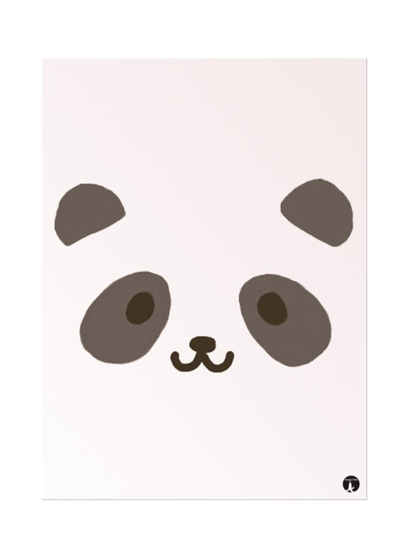 A Panda Mouse Pad Beige/Grey