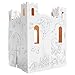 Easy Playhouse Sand Castle Kids Art Craft for Indoor Outdoor Fun Color Draw Doodle Decorate Personalize a Cardboard Fort 32 by 32 by 43 5 inches Age 3and up - Image 3