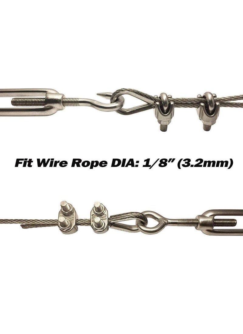 DIY Crafts DIY Crafts 60x Thimble Rigging Only Wire Thimble Rigging M5 Stainless Steel Rope Thimble for 316 Inches MultiTraining Bar Only Pl 60x Thimble Rigging  - Image 4