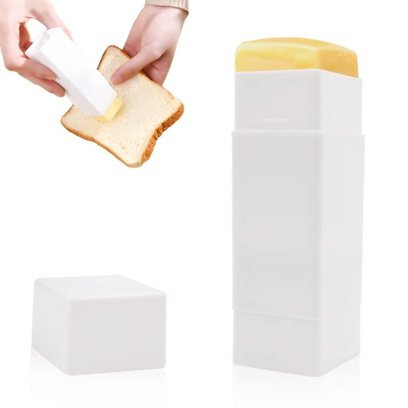 Rotary Type Plastic Butter Spreader Corn Cob Butter Spreader Butter Dispenser Butter Stick Holder Spreads Butter Evenly On Pancakes Waffles Toast applicator stick