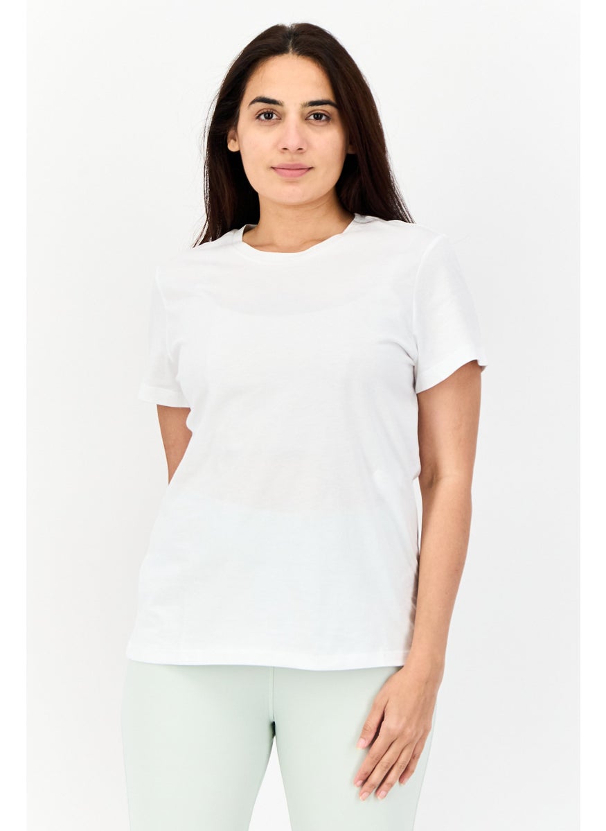 PUMA Women Sportswear Fit Short Sleeve Outdoor T-shirt, White  - Image 1