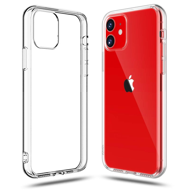 Cedo iPhone 11 Clear Case | Soft Flexible Slim-Fit | Full Body 360 Protection Shock Proof TPU Back Cover (Transparent) - Image 1