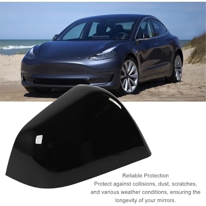 Tesla Side Mirror Cover Replacement For 20202023 Rearview Door Mirror Cover Auto Rearview Cover Right 149559400A - Image 5