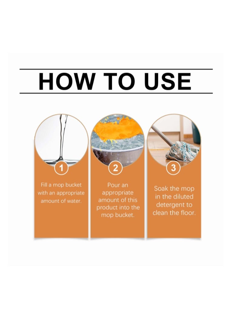 Jakehoe منظف الأرضيات لإزالة البقع والشحوم بتركيبة لطيفة | JAKEHOE عطر اليقطين لإزالة الأوساخ بقوة ولمعان وحماية الأرضيات | مناسب لبلاط الرخام والأرضيات الخشبية | رائحة منعشة تدوم - Image 5