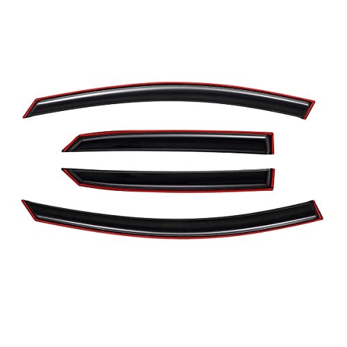 Lightronic Extra Durable Clip-on in-Channel Auto Vent Window Visor, Fit 2014-2020 Chevrolet Impala (EXCLUDES 2014-2016 Impala Limited), UV Protection Rain Guard, Original Wind Deflector, Smoke, 4Pcs - Image 3