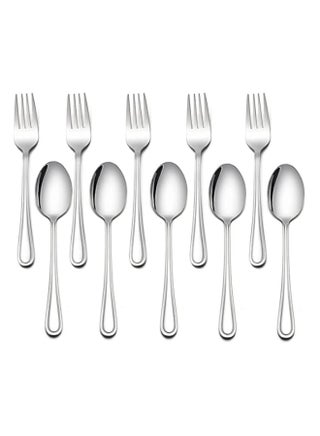 Children Silverware Set, 10 Pieces Kids Forks, and Spoons Silverware Set, Stainless Steel Toddler Utensils Flatware Set, Child Cutlery Set for Home Preschools Outdoor Dinner Travel, Dishwasher Safe - pzsku/Z54DF4E7784CD19DE4BE4Z/45/1746548383/2fb487d4-7c7e-4844-afa5-07f29a4c44ef