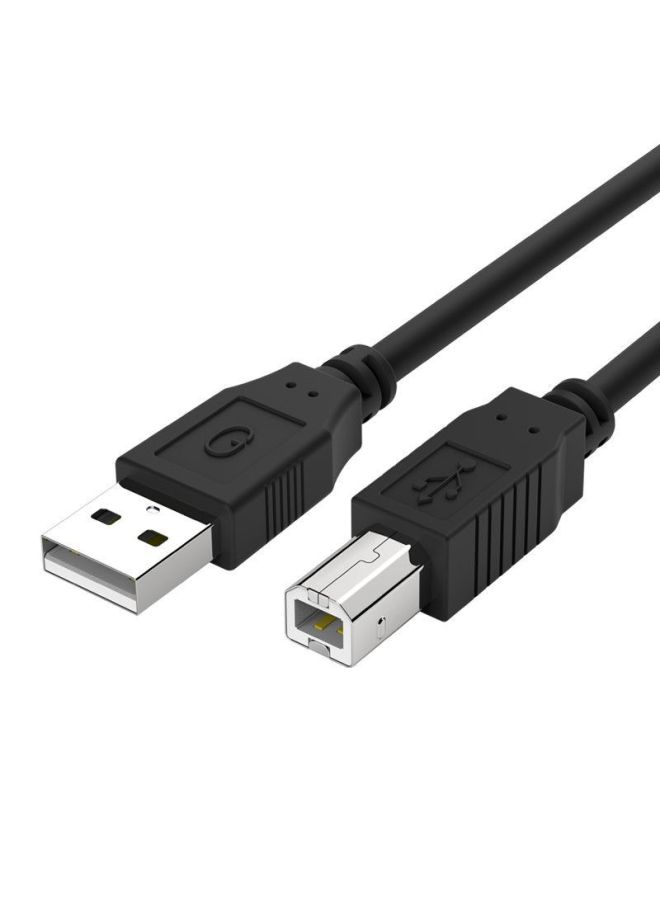 All Copper Black USB2.0 Printing Line 1.5 Meters 1.8 Meters 3 Meters 5 Meters 10 Meters USB Square Printer Data Line-Color:0.5m - Image 1