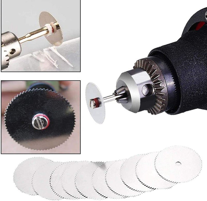 DIY Crafts CTDIYHI51470 5 PCSSet 25mm Wood Saw Blade Disc 2 x Rod DIY Tools for Rotary Cutting - Image 4