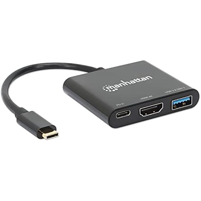 Manhattan USB-C TO HDMI 3-IN-1 DOCKING CONVERTER WITH POWER DELIVERY - Image 2