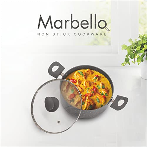 Alda Marbello Non Stick Casserole with Lid 28cm 8.0 Litre - Image 2