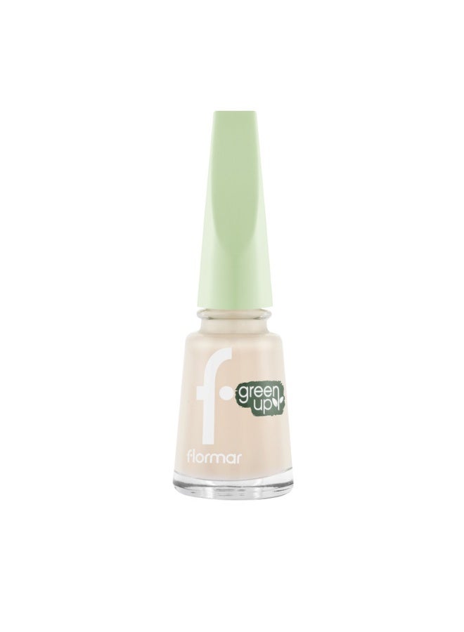 flormar Green Up Nail Enamel - 031 Natural Latte New 031 Natural Latte New - Image 1