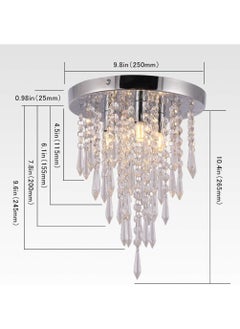 SUN SHINE Mini Crystal Ceiling Light Fixtures  - Image 4