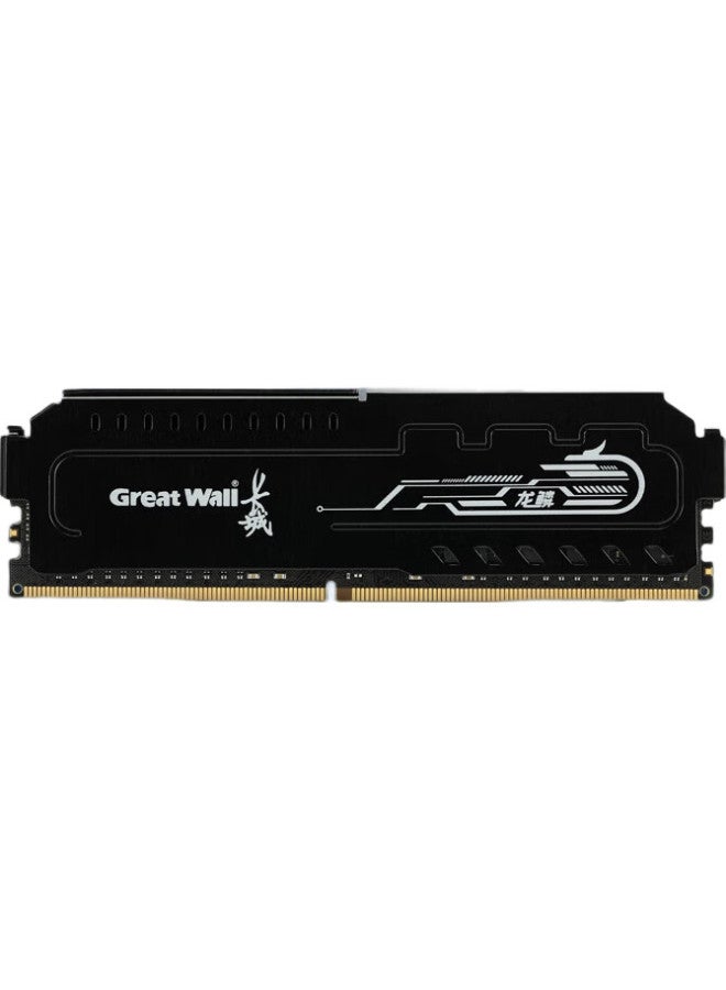 Great Wall 16Gb Ddr4 3200Mhz Desktop Memory Module Dragon Scale Black Gold Series For Intel - Image 3