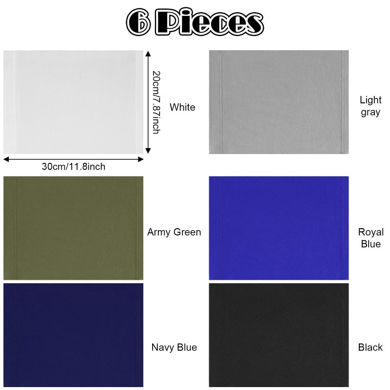 SATINIOR 6 Pcs Spandex Dreadlock Cap Dreadlock Tube Bands Unisex Men Women Elastic Hair Dreads Head Wraps Headbands for Dreads Accessories, 6 Colors - Image 2