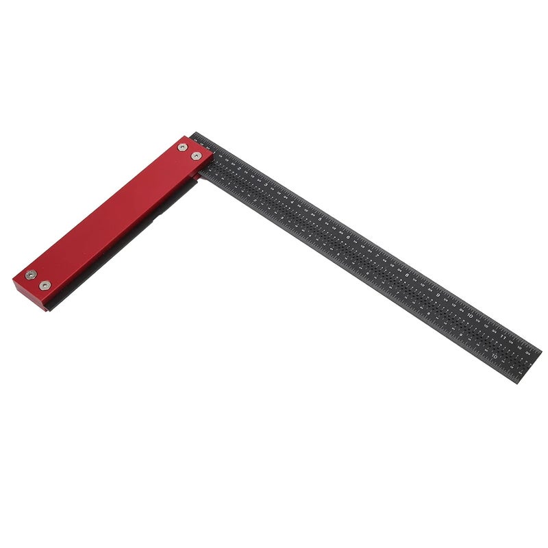 12 Inch Aluminum Alloy T Type Ruler Scribe Tool Durable Accurate Woodworking Measuring Marking - Image 4