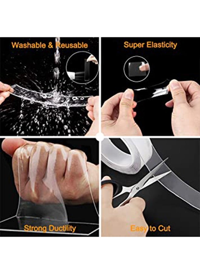 Gasin - Heavy-Duty Double-Sided Nano Tape - 10mm* 3Meters* 1pcs, Reusable & Traceless for Home, Office, and DIY Projects - Image 1