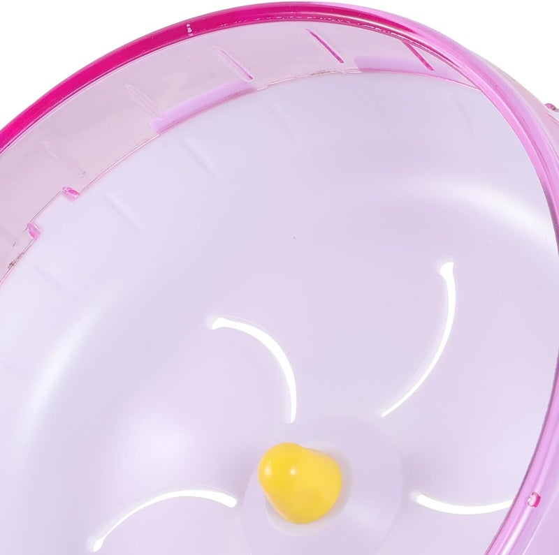 Silent Small Hamster Running Wheel 17.5cm Pink Exercise Wheel for Hedgehogs Gerbils Chinchillas Pet Supplies - Image 5