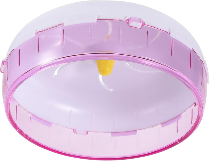 Silent Small Hamster Running Wheel 17.5cm Pink Exercise Wheel for Hedgehogs Gerbils Chinchillas Pet Supplies - Image 1