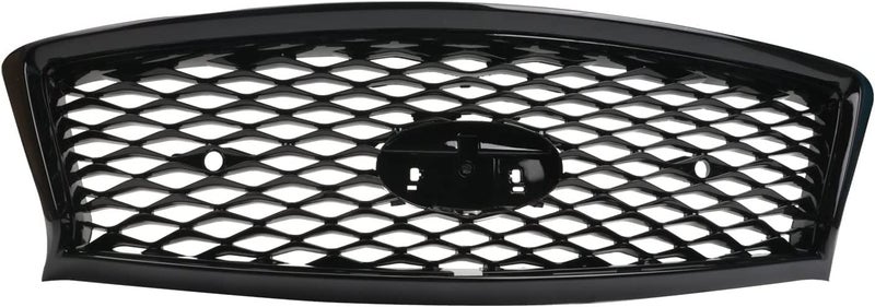 Generic AUTOTOP Glossy Black Front Bumper Grille Fit 2018-2022 Infiniti Q50  - Image 2