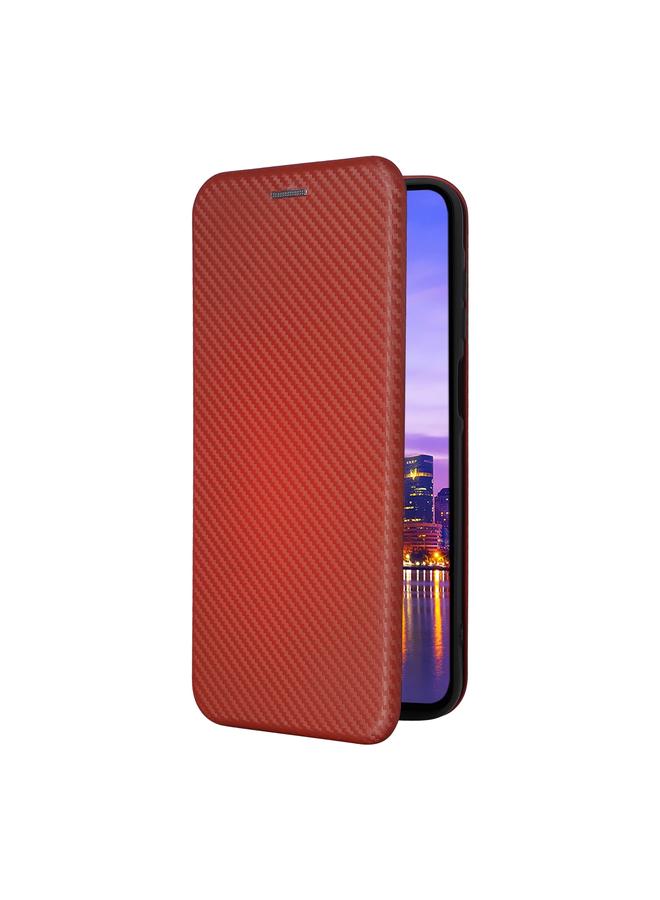 S-TOP Case For Samsung Galaxy A16 Carbon Fiber Texture Flip Leather Phone Case - Image 2