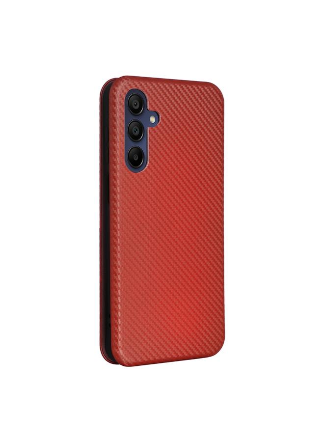 S-TOP Case For Samsung Galaxy A16 Carbon Fiber Texture Flip Leather Phone Case - Image 3