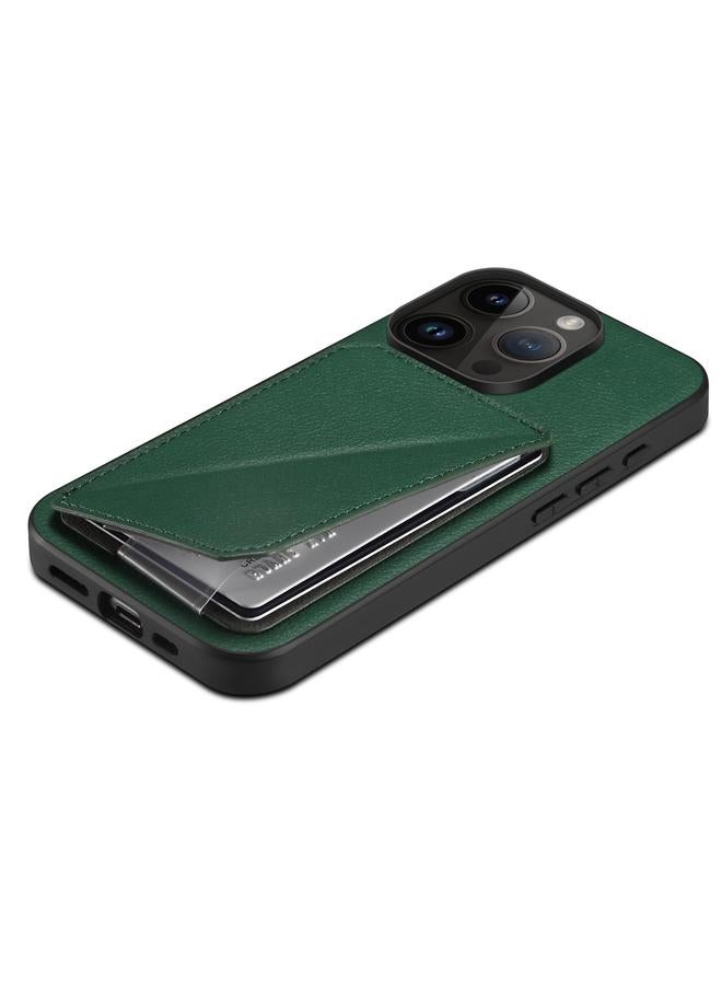 S-TOP Case For iPhone 11 Imitation Calfskin Leather Back Phone Case with Holder - Image 4