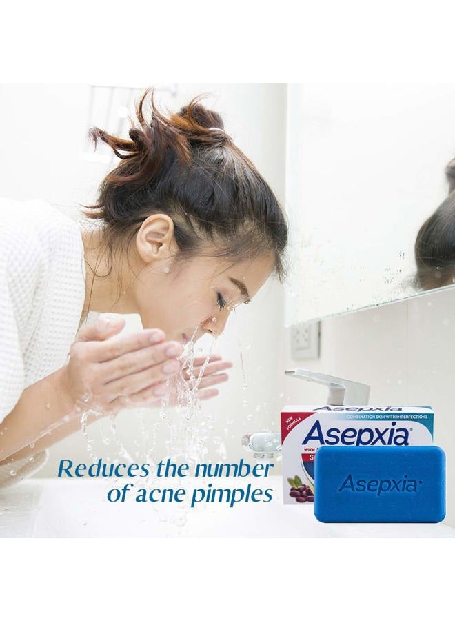 Asepxia Scrub Exfoliante Cleansing Bar Soap 4 oz (Pack of 2) - Image 4