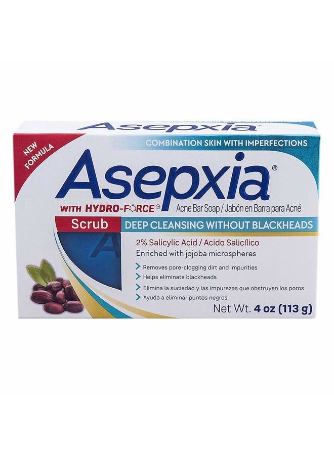 Asepxia Scrub Exfoliante Cleansing Bar Soap 4 oz (Pack of 2) - Image 2