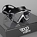 EXP VISION Adult Pano 3 Window Scuba Diving Mask Tempered Glass Snorkel Mask AntiFog Swim Mask No Leakage Swim Goggles with Nose Cover Snorkeling Gear for Snorkeling Freediving Swimming Black - Image 2
