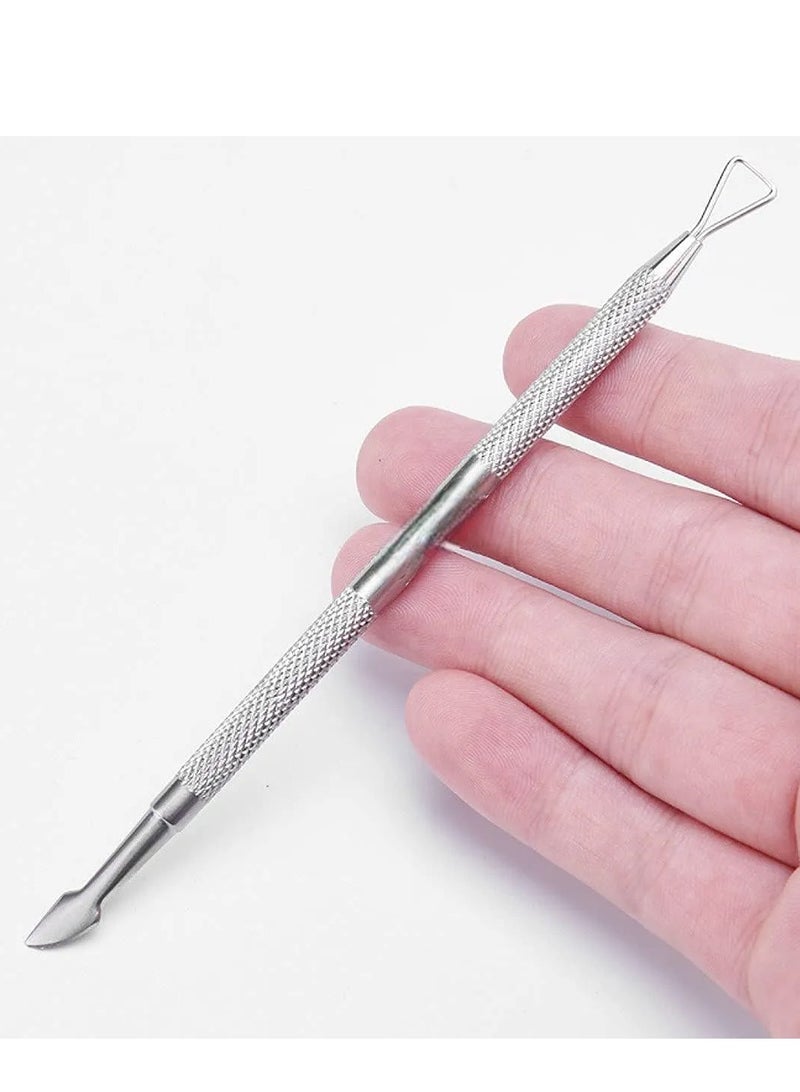 Globalstar Professional 2-in-1 Cuticle Remover & Nail Polish Scraper - Double Head Manicure Tool - Image 1