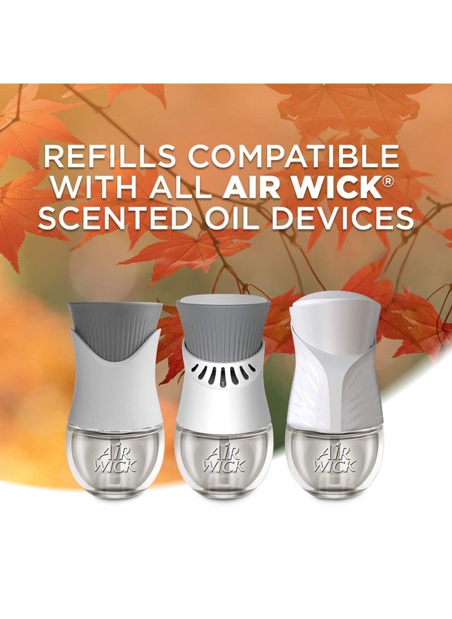 Air Wick Air Wick Plug in Scented Oil Refill, 7ct, Apple Cinnamon Medley, Fall Scent, Essential Oils, Air Freshener  - Image 3