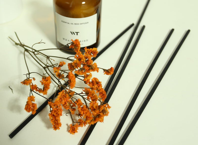 Weald Tribe Flower Reed Diffuser Set Neroli Scent For Bathroom Accessories Shelf Decor & Air Fresheners  Sticks Defusers With 4.0 Fl Oz Essential Oils & Leaves  House Bedroom Office Decor & Gifts - Image 3