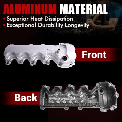 MITZONE Upgrade Left Side Aluminum Valve Cover Kit Compatible with Ford Lincoln Mercury Explorer Mustang Expedition Mark LT Navigator Mountaineer F-150 F-250 F-350 F-450 F-550 4.6L 5.4L 2004-2014 - Image 5